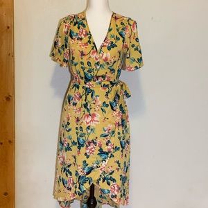 Tie wrap style dress